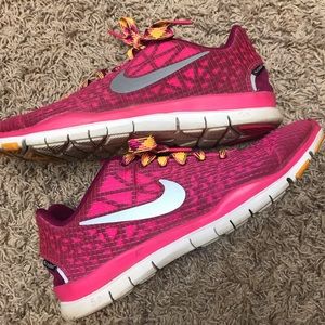 Pink Nike Running Shoes